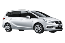Minibus Hire Ipswich - Vauxhall Zafira 5 + 2 - Minibus hire Ipswich